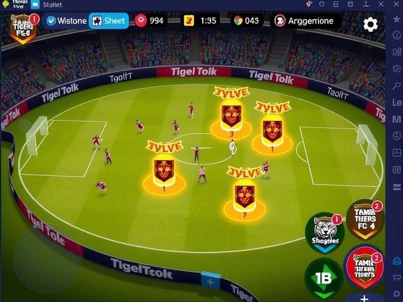 Tamil Tigers FC gameplay screenshot